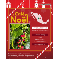 Publication instagram pour le café de noël du Mexique.