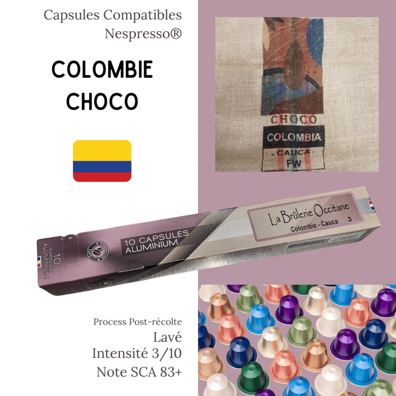 Capsules aluminium compatibles Nespresso® - Choco