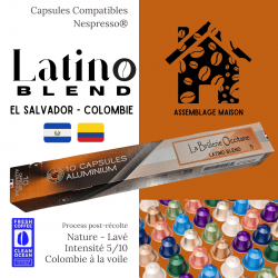 Capsules aluminium compatibles Nespresso® - Latino